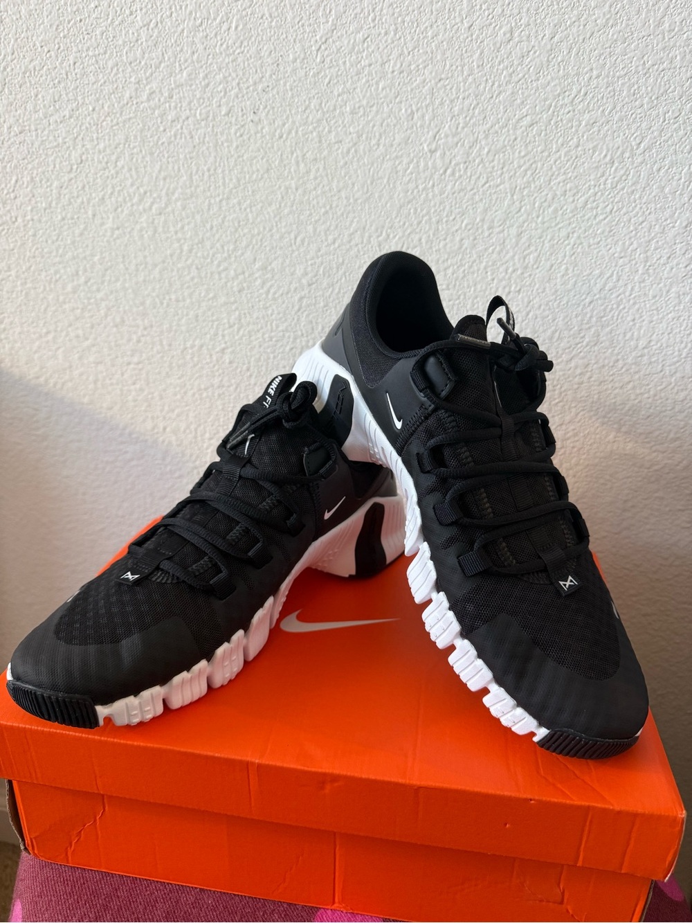 Nike Free Metcon 5 Black White Training Shoes Size 11 DV3949-001